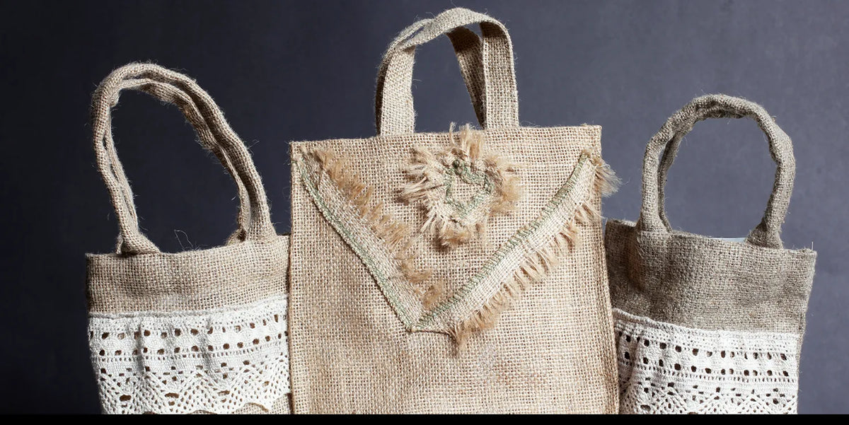 Que faire avec des vieux sacs en toile de jute