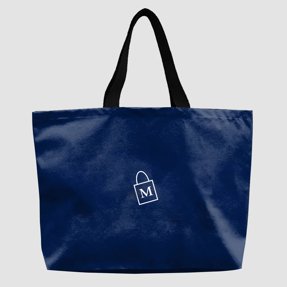 Grand Tote Bag Bleu Marine