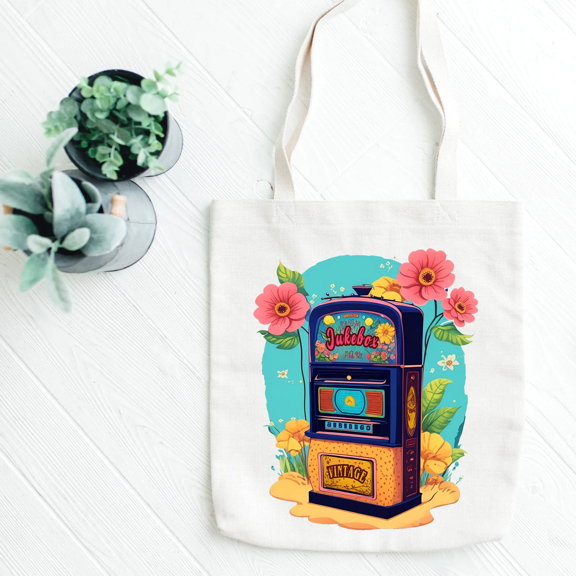Jukebox tote bag | Maison du tote bag
