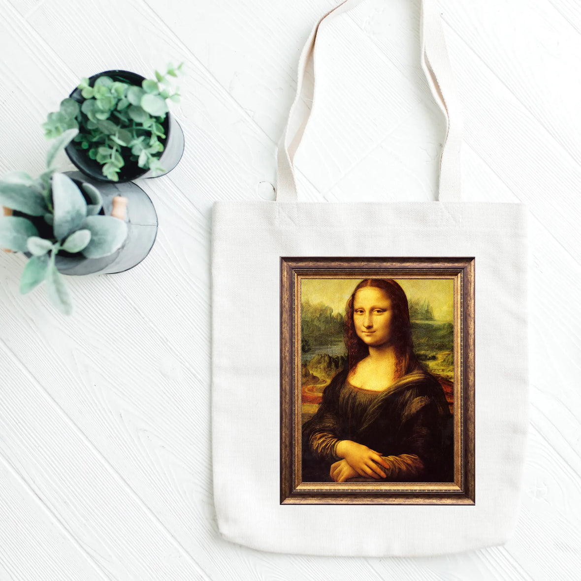 Mona lisa tote bag | Maison du tote bag