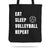 Tote bag eat sleep volleyball repeat