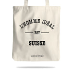 Tote Bag L'Homme Ideal est suisse