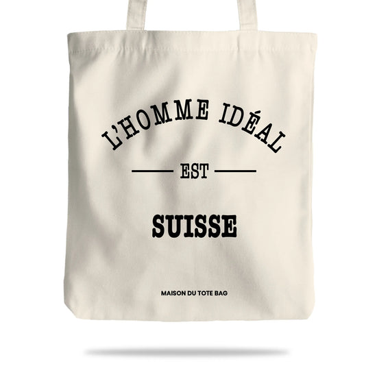 Tote Bag L'Homme Ideal est suisse