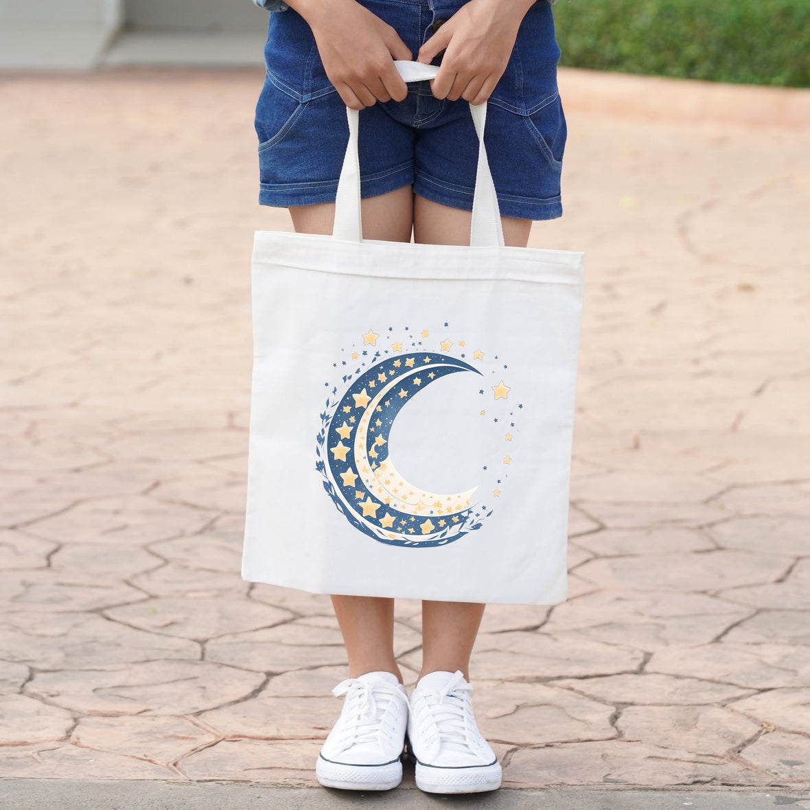 Tote bag moon | Maison du tote bag