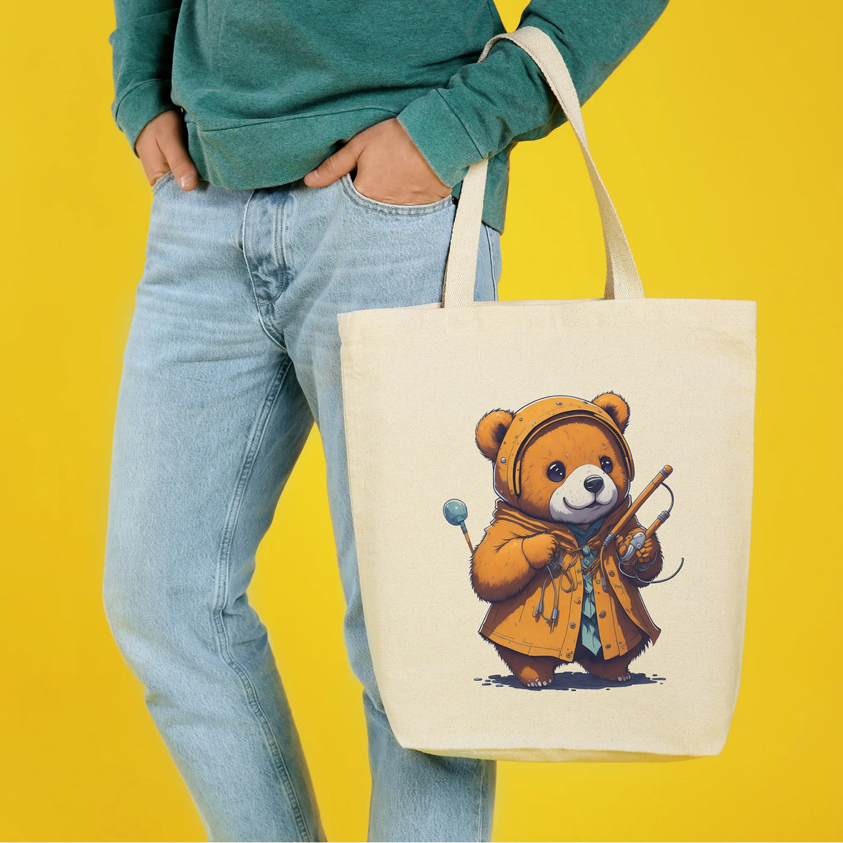 Tote bag ours | Maison du tote bag