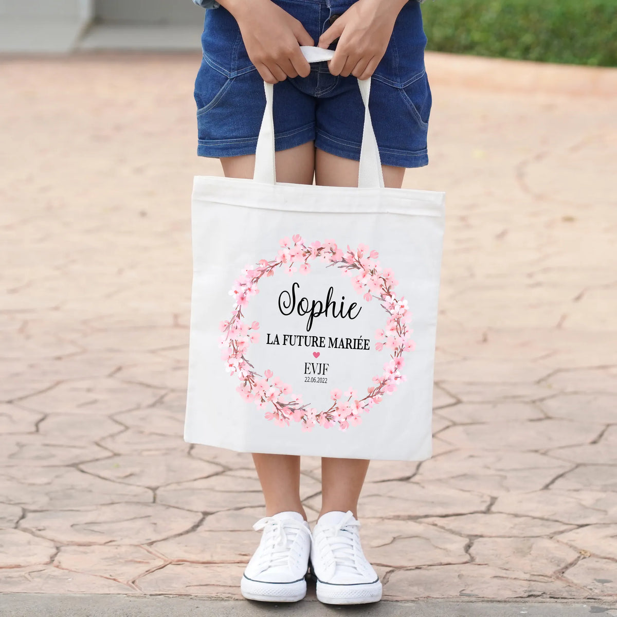 Custom Tote Tote Bag Evjf Sac En Coton EVJF