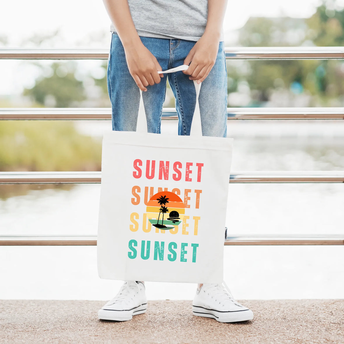 Tote bag sunset | Maison du tote bag