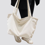 Tote bag velours cotelé