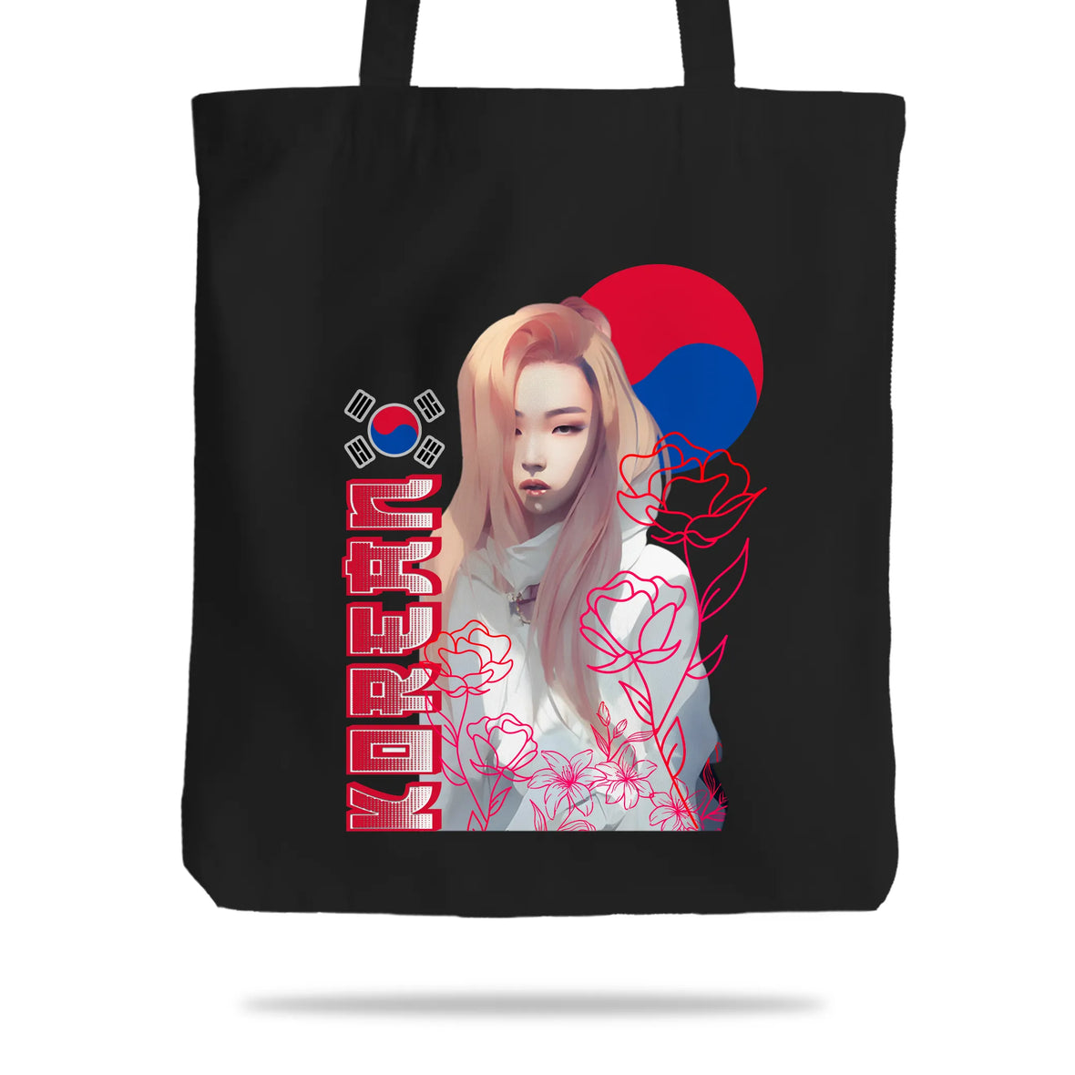 Tote bag korean woman