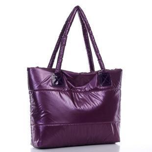 Fashion Winter Space Cotton Padded Bag Female Large Capacity Tote Bag