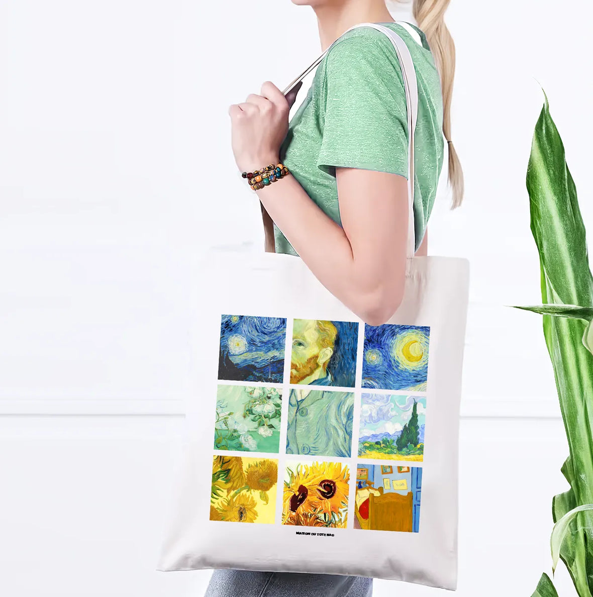 Tote bag patchwork œuvre Vincent Van Gogh