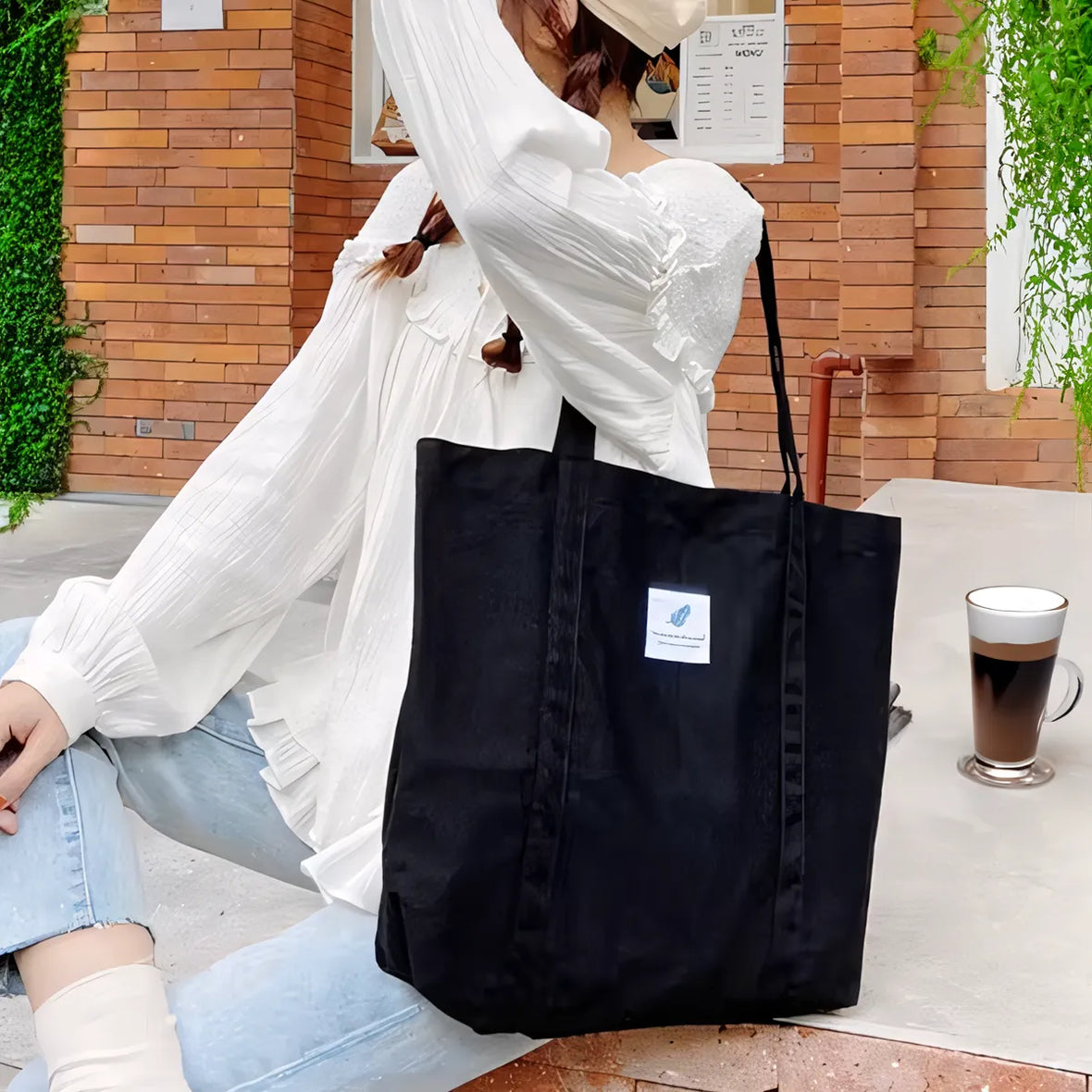 Casual Tote Bags Noir