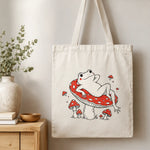 Grenouille happy tote bag