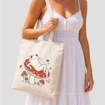 Grenouille happy tote bag