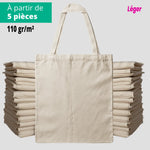 Lot tote bag vierge pas cher