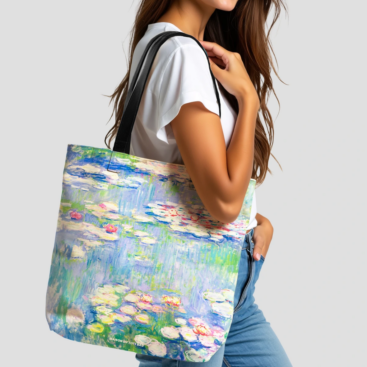 Monet Water Lilies Tote Bag