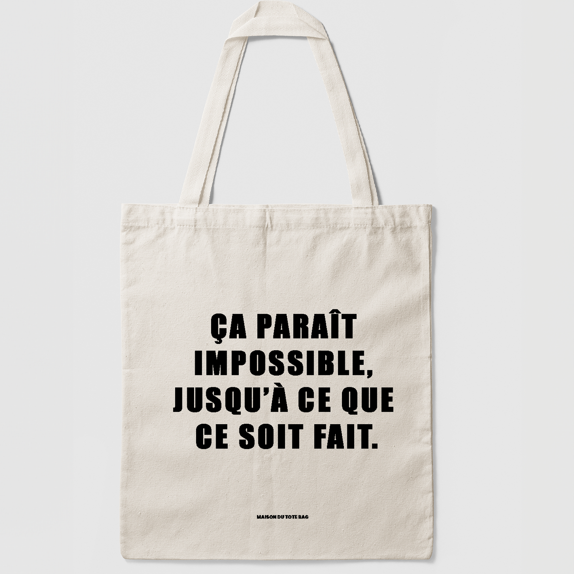 Sac Tote Bag Avec Citation