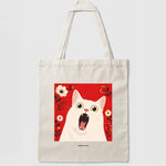 Sac Tote Bag Tete de Chat
