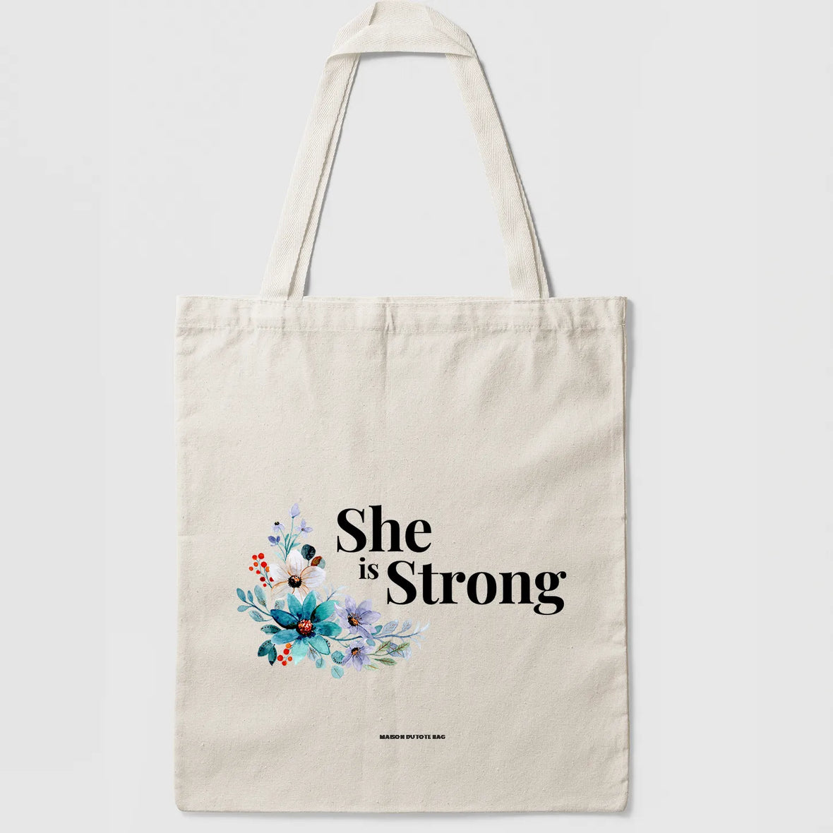 She Is Strong Tote Bag