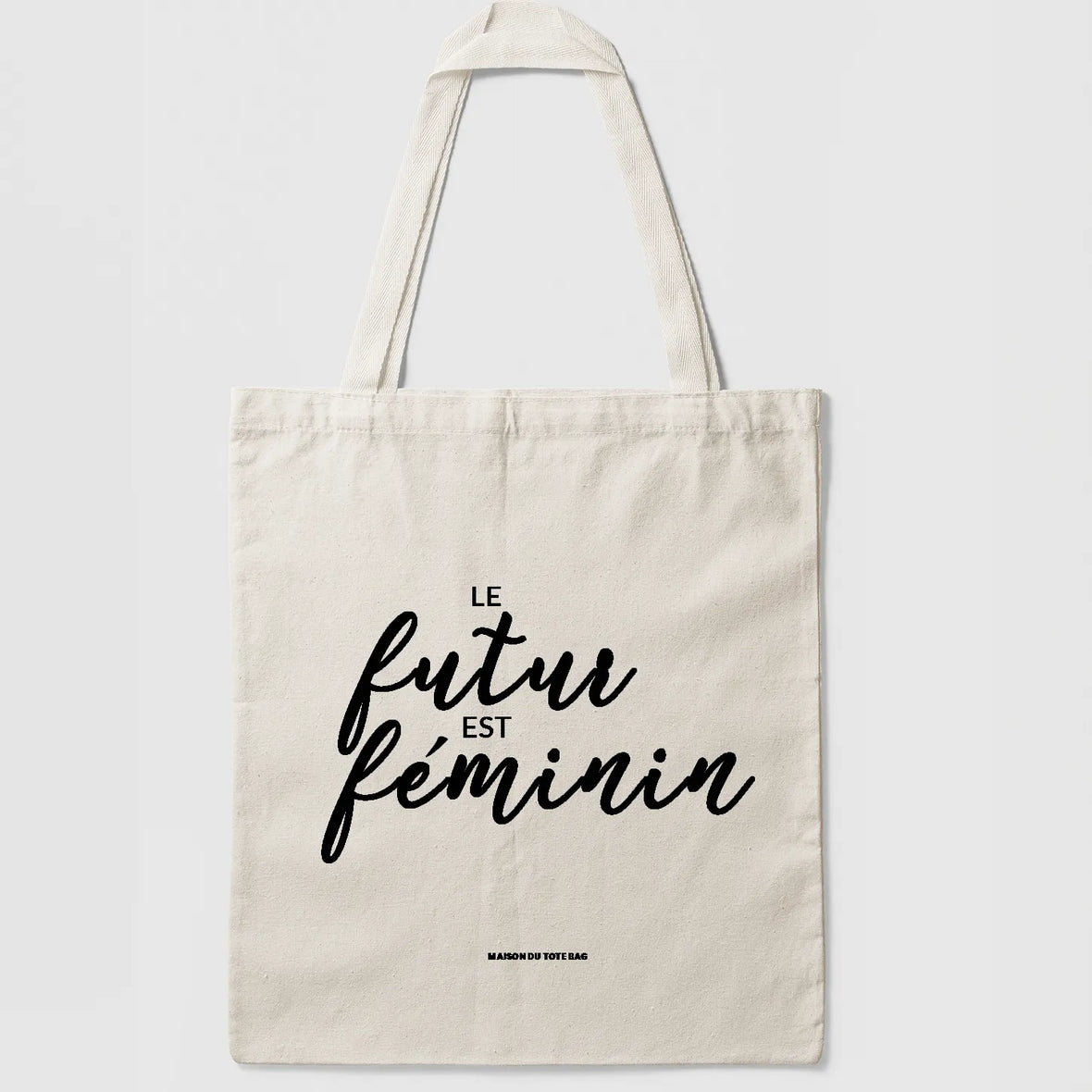 Tote Bag Avec Citation le Futur est Féminin