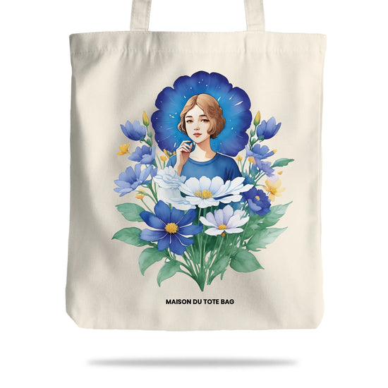 Tote Bag Femme Fleurs | Maison du tote bag
