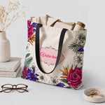 Tote bag fleuri personnalisé