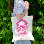 Tote Bag Fleurs Roses