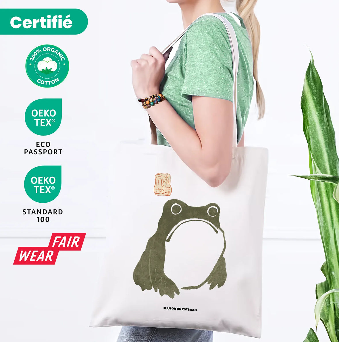 Tote Bag Grenouille Japon Matsumoto