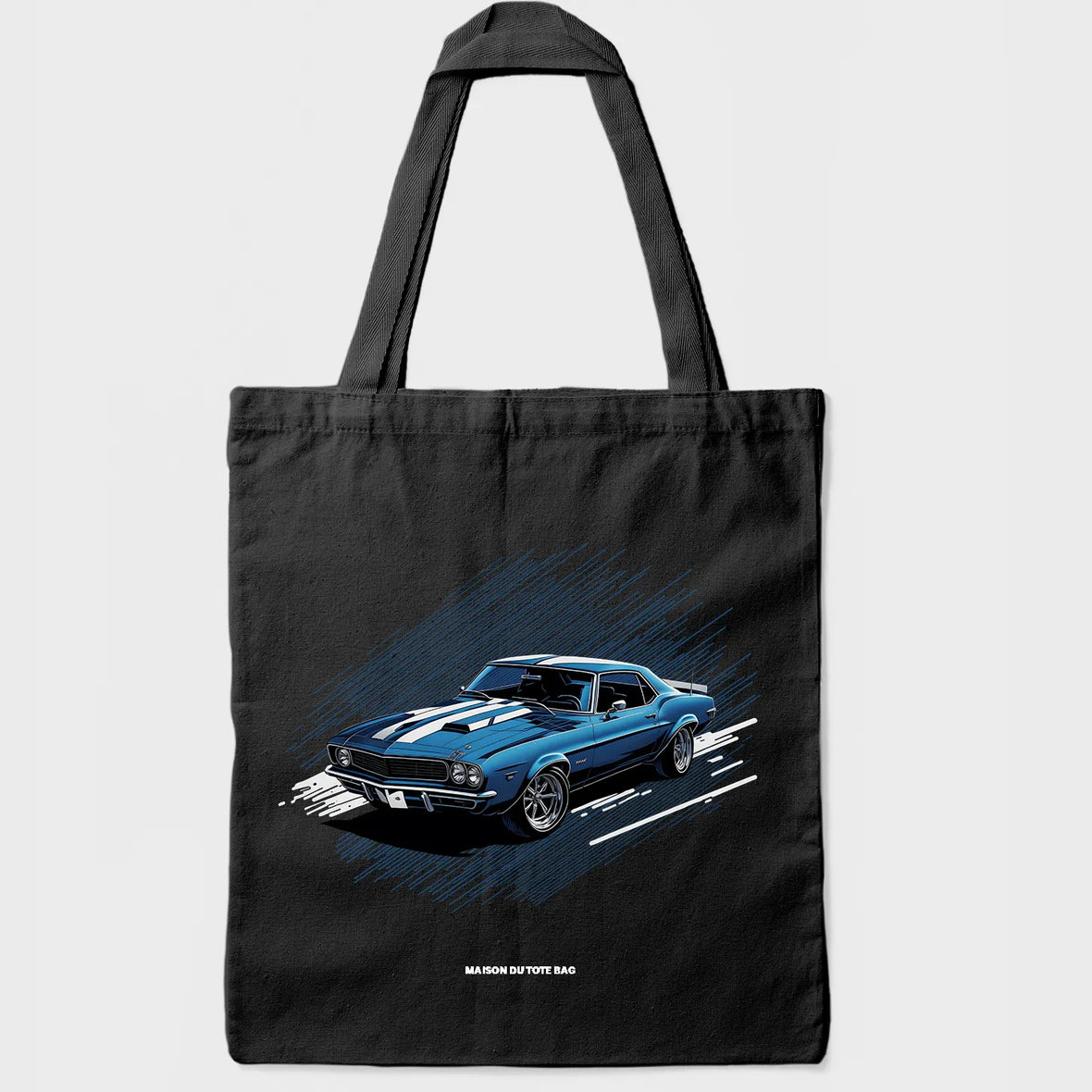 Tote Bag Homme Voiture Vintage Camaro