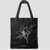 Tote Bag Noir Floral