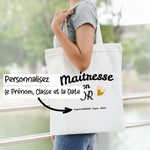 Tote Bag Personnalisable Maitresse