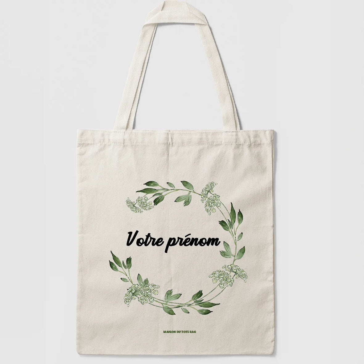 Tote Bag Prénom Fleur