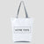 Tote bag avec fermeture et poche personnalisable