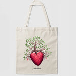 Tote bag coeur anatomie arbre