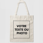 Tote bag personnalisable écrue