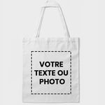 Tote bag personnalisable blanc