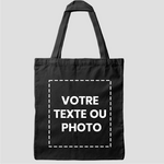 Tote bag personnalisable noir