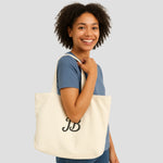 Tote bag velours corduroy