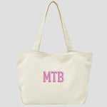 Tote bag velours cotelé