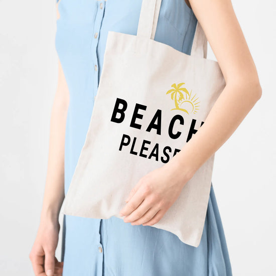 Beach please tote bag | Maison du tote bag