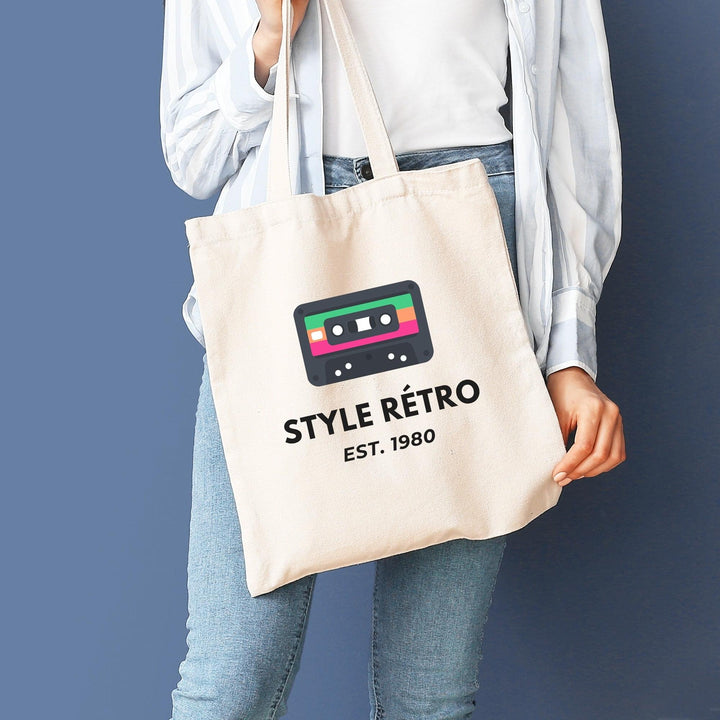 Cassette tapes tote bag | Maison du tote bag