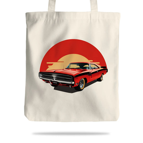 Dodge charger tote bag