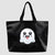 Emoji fantôme grand tote bag