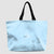 Grand tote bag bleu clair