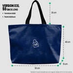 Grand Tote Bag Bleu Marine dimensions