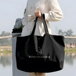 Grand tote bag noir