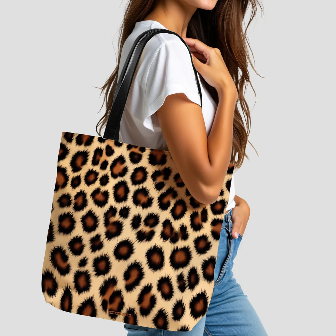 Leopard Print Tote Bag