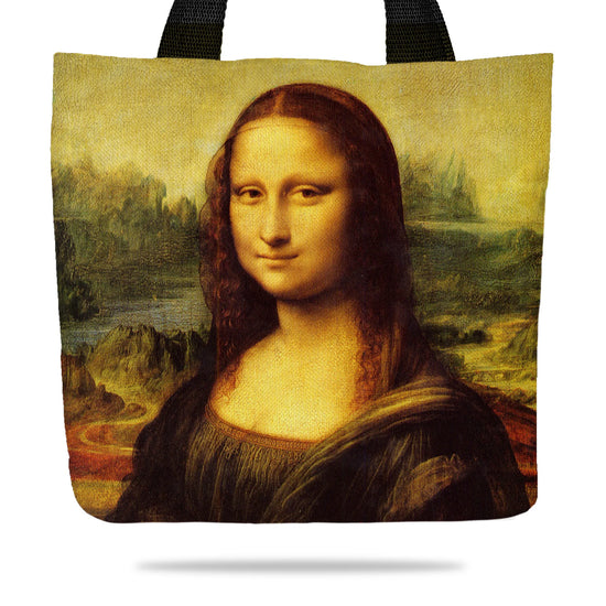 Mona Lisa Canvas Tote Bag