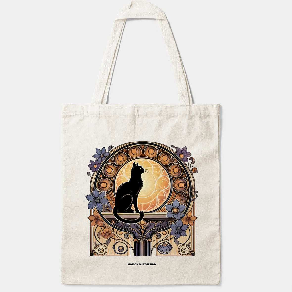 Sac Fourre Tout En Toile Pour Chat, Tote Bag Noir Avec Fermeture Éclair Sac Fourre Tout En Toile Pour Chat, Tote Bag Noir Avec Fermeture Éclair