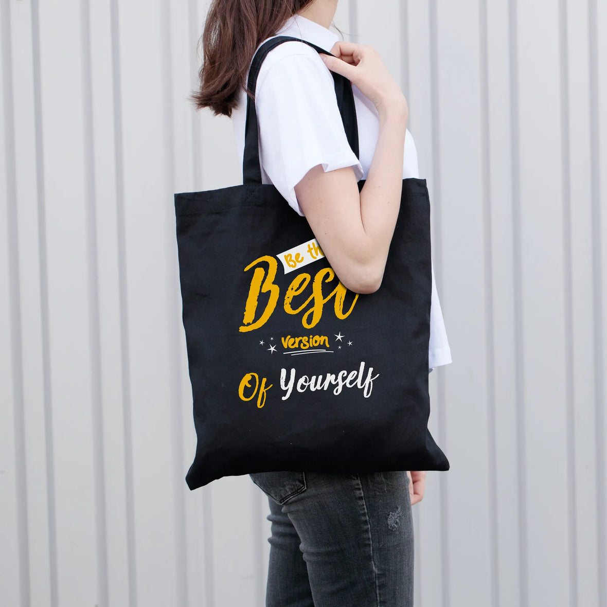 Tote bag be the best version of yourself | Maison du tote bag